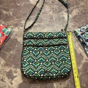 Vera Bradley triple zip hipster